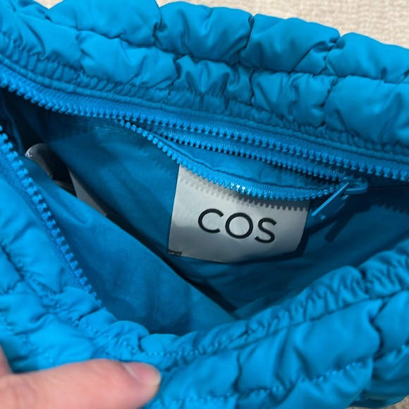 Cos mini bag teal blue - gently used 1 time - Picture 2 of 2